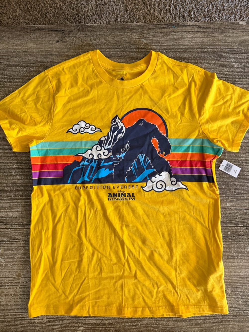 NWT Walt Disney World Animal Kingdom Expedition Everest Yeti graphic t-shirt